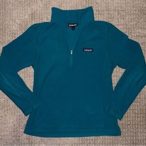 Patagonia Women's Turquoise Cowl Neck Sweater
